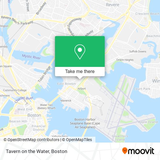 Tavern on the Water map