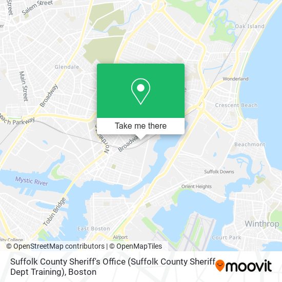 Mapa de Suffolk County Sheriff's Office (Suffolk County Sheriff Dept Training)