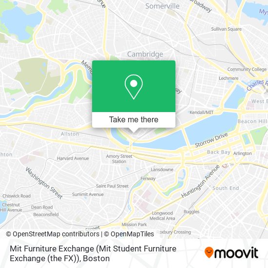 Mit Furniture Exchange (Mit Student Furniture Exchange (the FX)) map