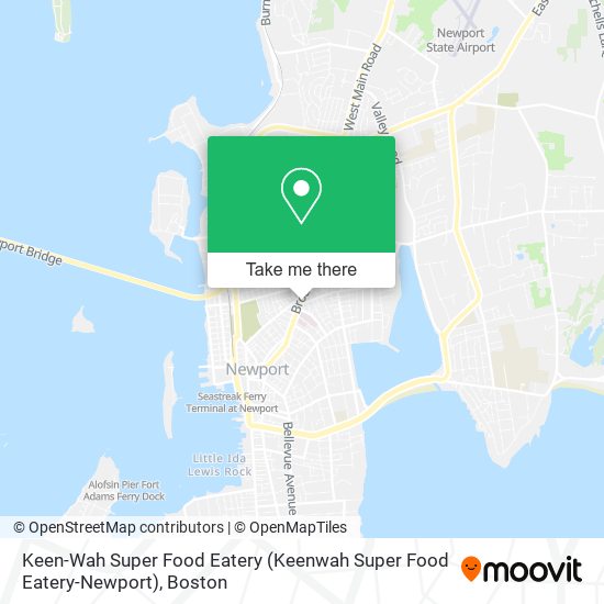 Keen-Wah Super Food Eatery (Keenwah Super Food Eatery-Newport) map