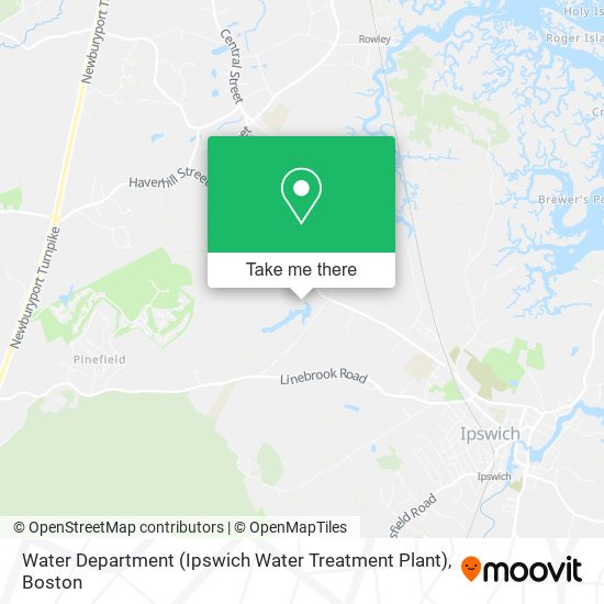 Water Department (Ipswich Water Treatment Plant) map