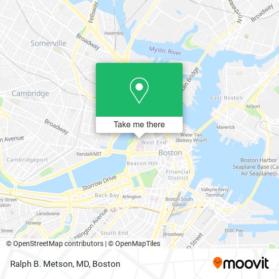 Mapa de Ralph B. Metson, MD
