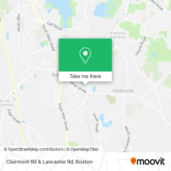Clairmont Rd & Lancaster Rd map