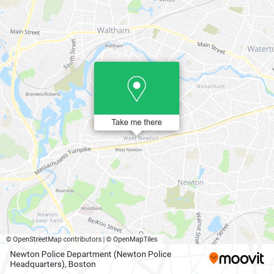 Mapa de Newton Police Department (Newton Police Headquarters)