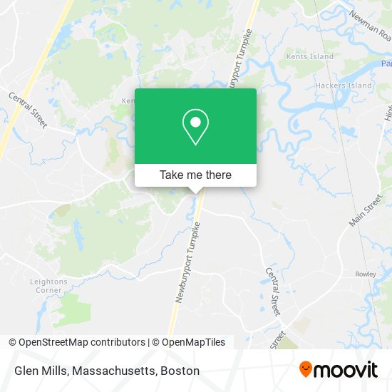 Glen Mills, Massachusetts map