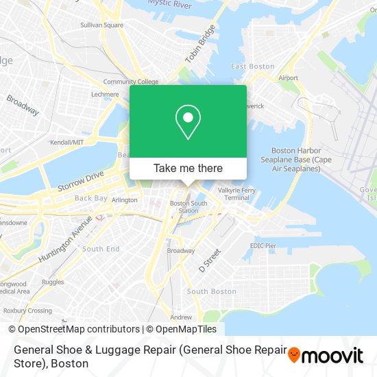 General Shoe & Luggage Repair map