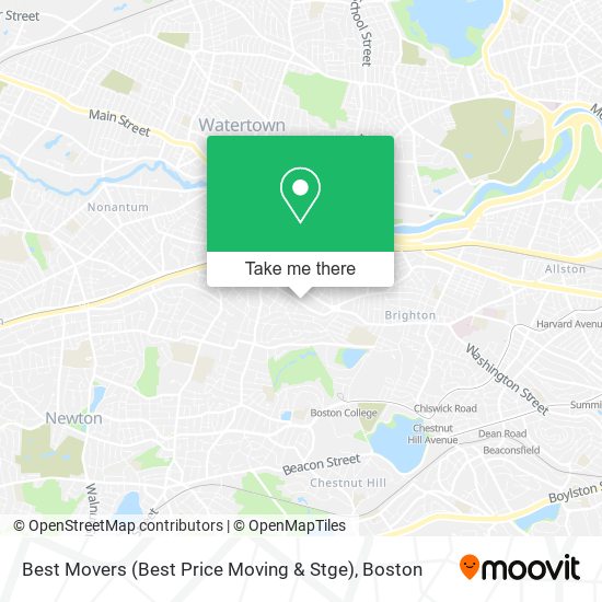 Mapa de Best Movers (Best Price Moving & Stge)