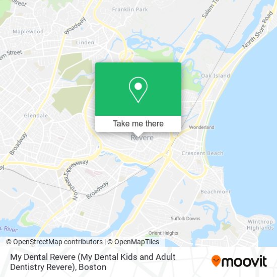 Mapa de My Dental Revere (My Dental Kids and Adult Dentistry Revere)