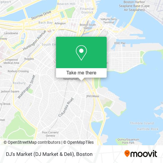 Mapa de DJ's Market (DJ Market & Deli)