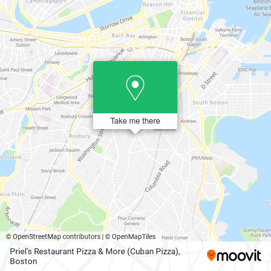 Mapa de Priel's Restaurant Pizza & More (Cuban Pizza)