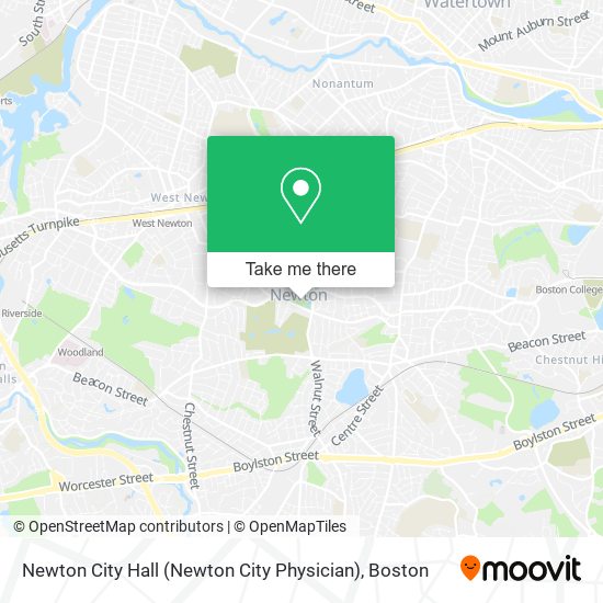 Mapa de Newton City Hall (Newton City Physician)