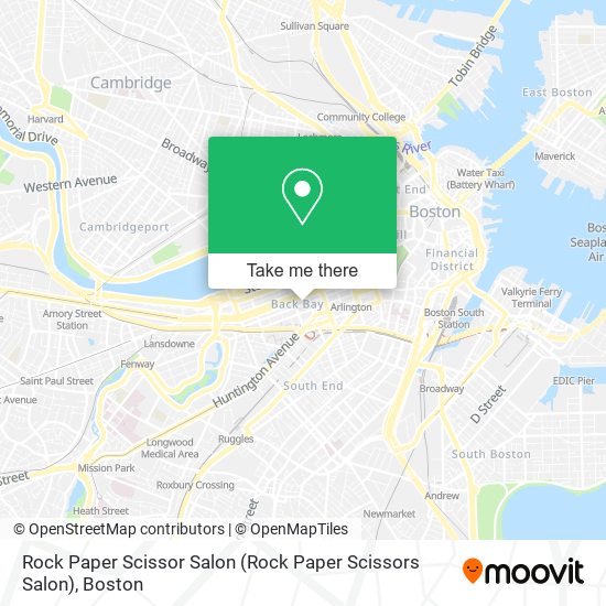 Rock Paper Scissor Salon map