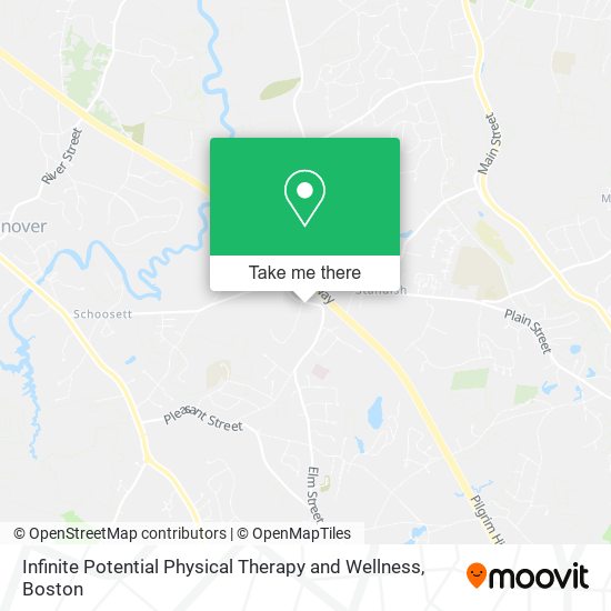 Infinite Potential Physical Therapy and Wellness map