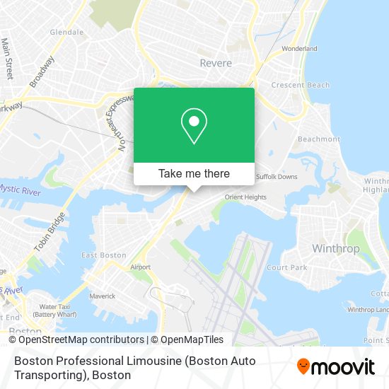 Boston Professional Limousine (Boston Auto Transporting) map