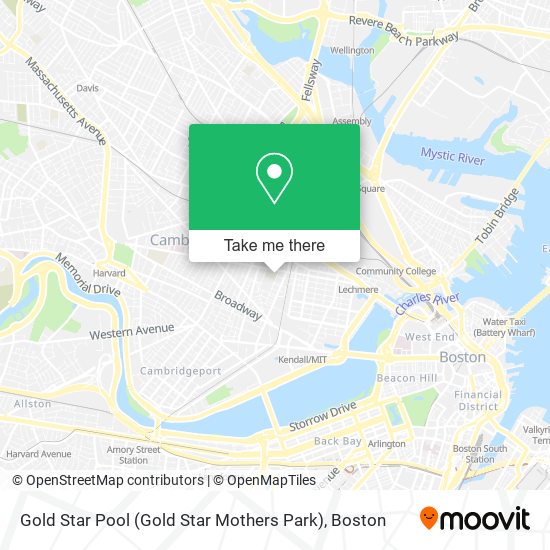 Gold Star Pool (Gold Star Mothers Park) map