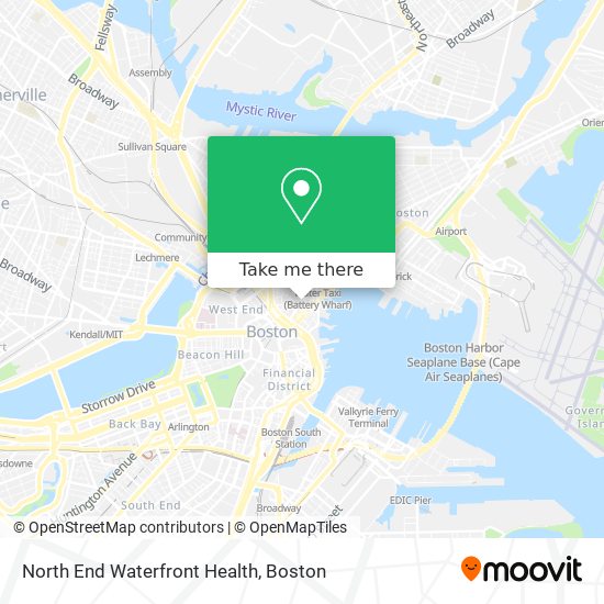 North End Waterfront Health map