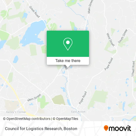 Council for Logistics Research map