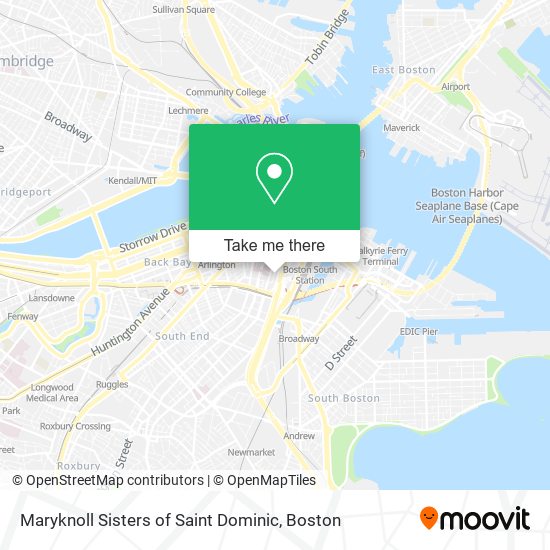 Mapa de Maryknoll Sisters of Saint Dominic