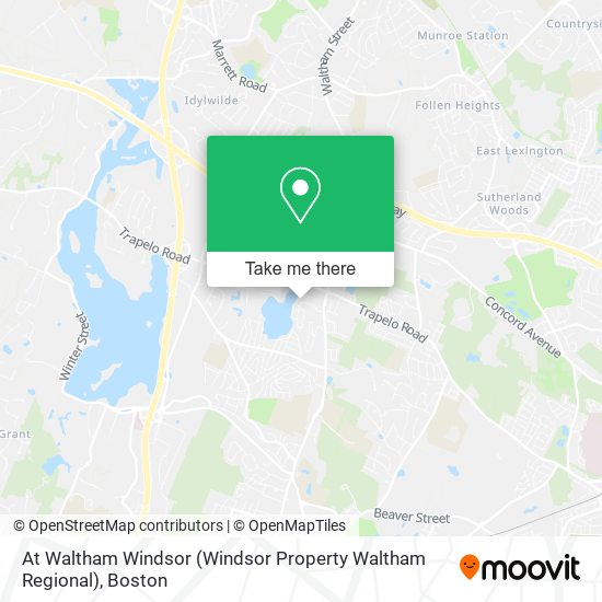 Mapa de At Waltham Windsor (Windsor Property Waltham Regional)