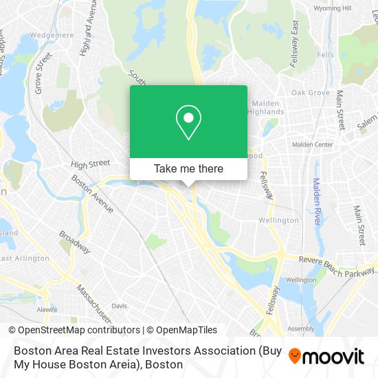 Mapa de Boston Area Real Estate Investors Association (Buy My House Boston Areia)