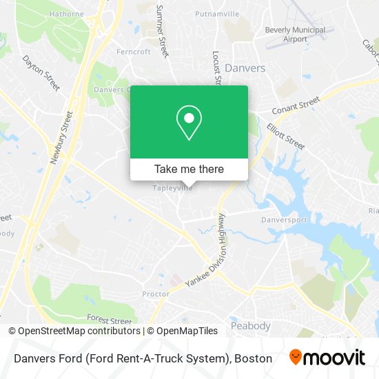 Danvers Ford (Ford Rent-A-Truck System) map