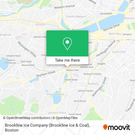 Mapa de Brookline Ice Company (Brookline Ice & Coal)