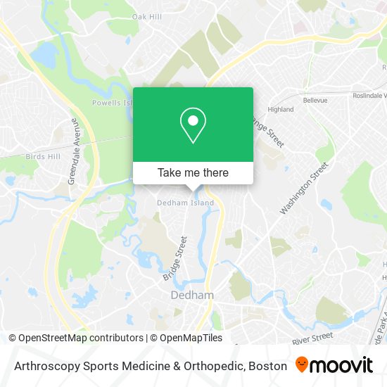 Mapa de Arthroscopy Sports Medicine & Orthopedic