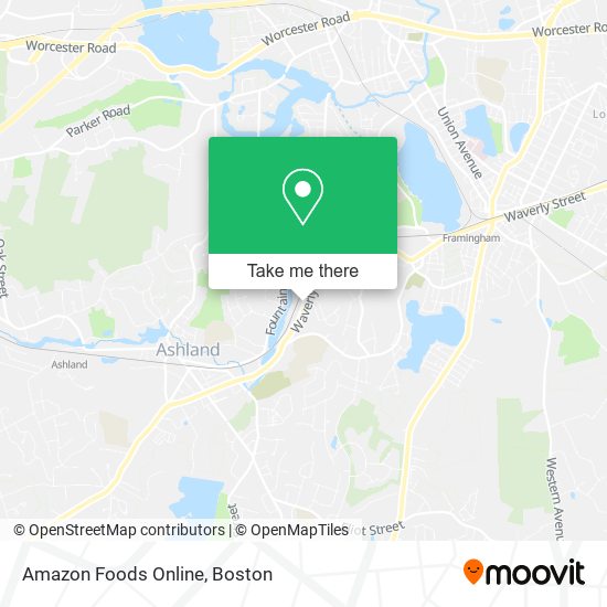 Amazon Foods Online map