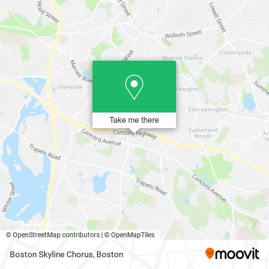 Boston Skyline Chorus map