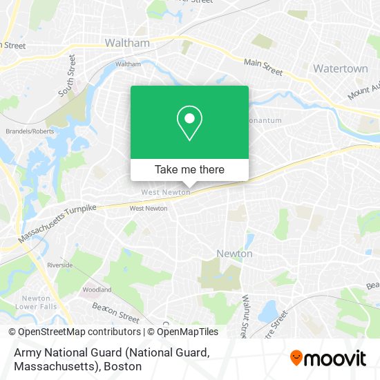 Army National Guard (National Guard, Massachusetts) map