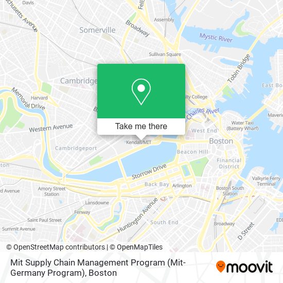 Mit Supply Chain Management Program (Mit-Germany Program) map