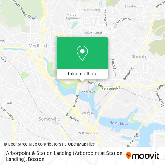 Arborpoint & Station Landing map