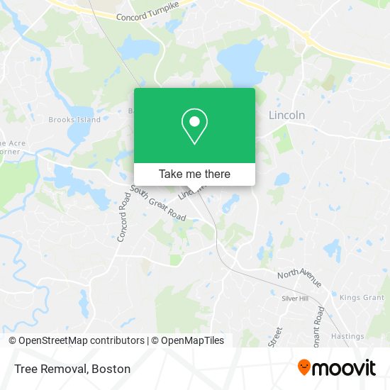 Tree Removal map