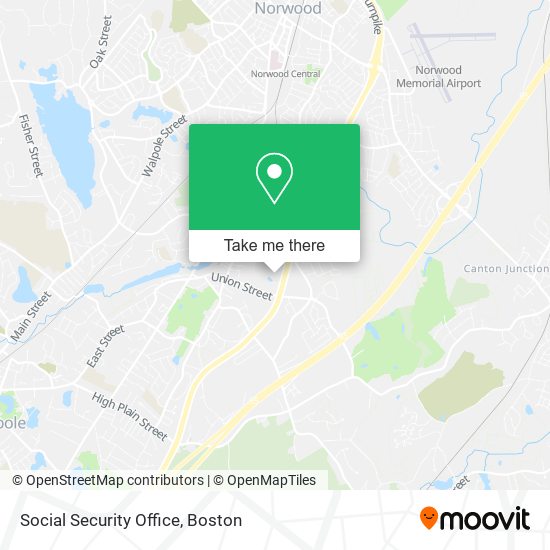 Social Security Office map