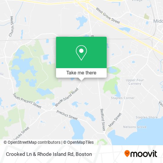 Mapa de Crooked Ln & Rhode Island Rd