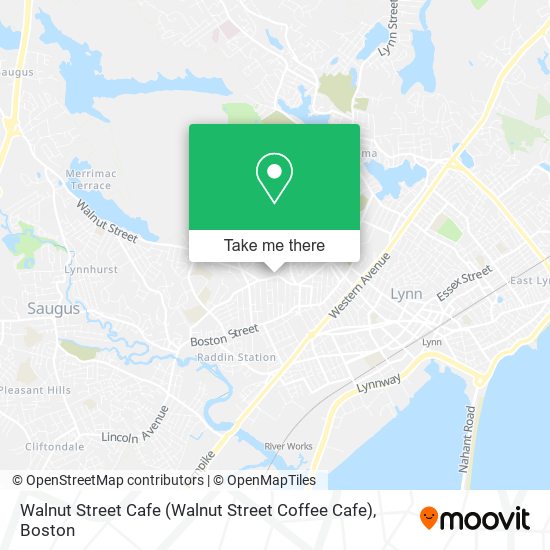 Mapa de Walnut Street Cafe