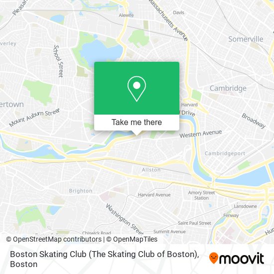 Mapa de Boston Skating Club (The Skating Club of Boston)