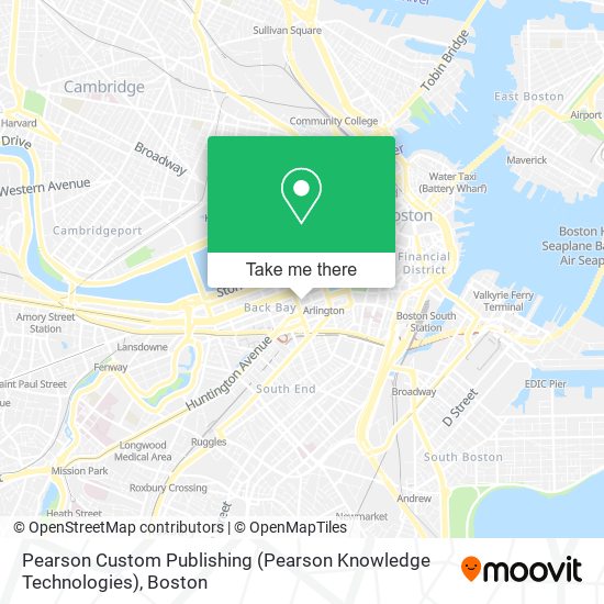Pearson Custom Publishing (Pearson Knowledge Technologies) map