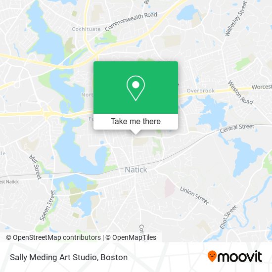 Mapa de Sally Meding Art Studio