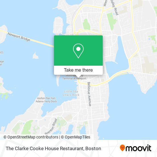 Mapa de The Clarke Cooke House Restaurant