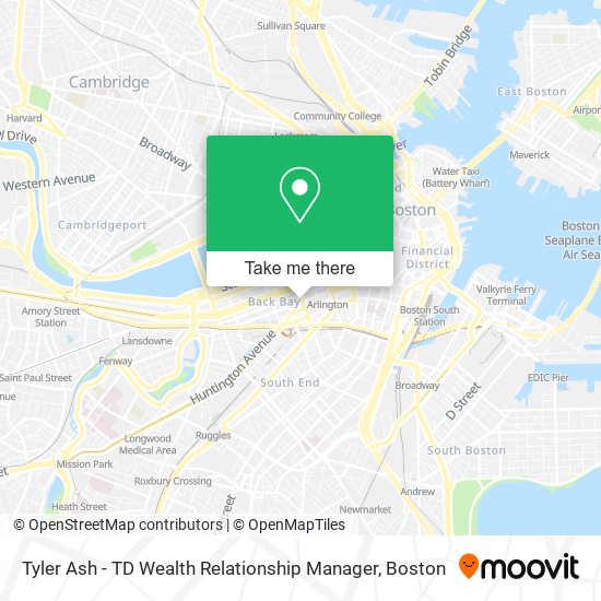 Tyler Ash - TD Wealth Relationship Manager map