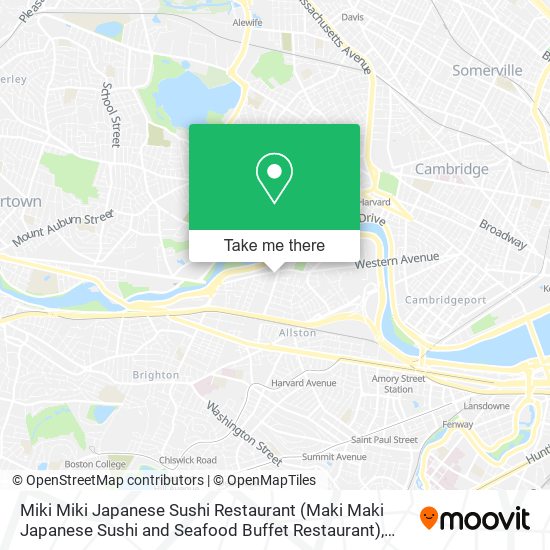 Mapa de Miki Miki Japanese Sushi Restaurant (Maki Maki Japanese Sushi and Seafood Buffet Restaurant)