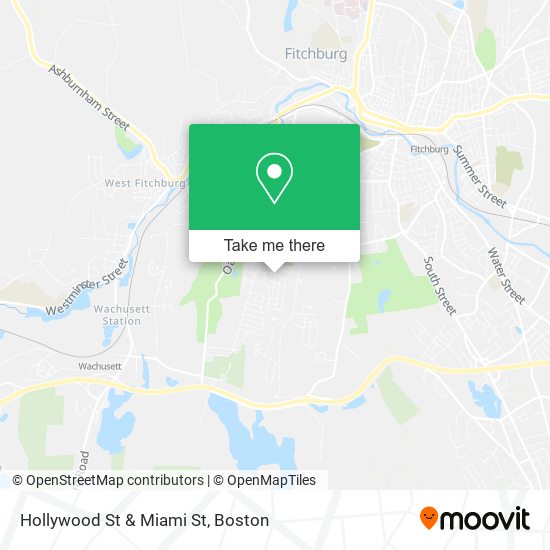 Mapa de Hollywood St & Miami St