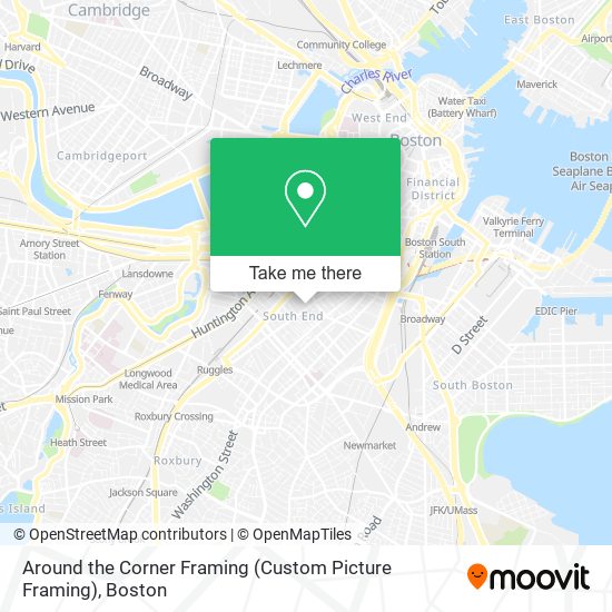 Mapa de Around the Corner Framing (Custom Picture Framing)