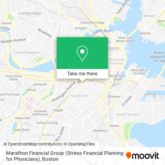 Mapa de Marathon Financial Group (Stress Financial Planning for Physicians)