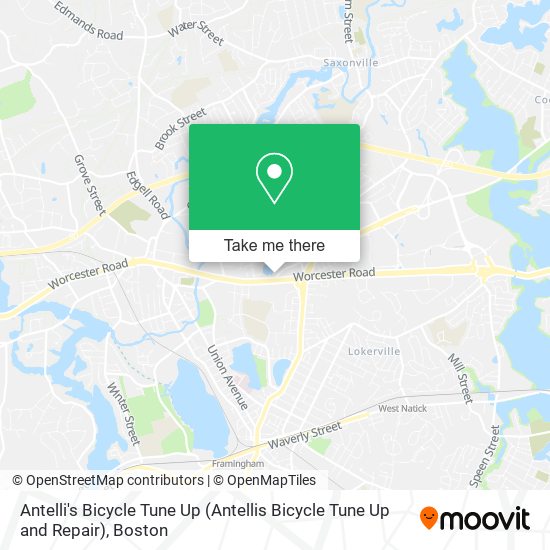 Mapa de Antelli's Bicycle Tune Up (Antellis Bicycle Tune Up and Repair)