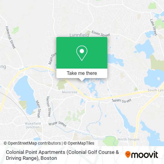 Mapa de Colonial Point Apartments (Colonial Golf Course & Driving Range)
