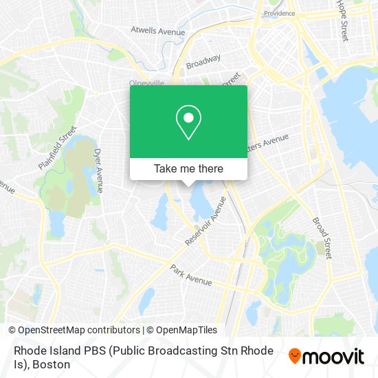 Mapa de Rhode Island PBS (Public Broadcasting Stn Rhode Is)