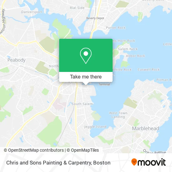 Chris and Sons Painting & Carpentry map