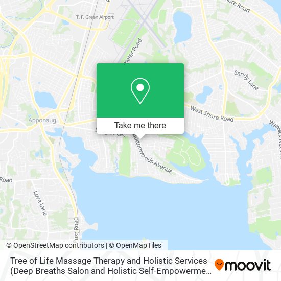 Mapa de Tree of Life Massage Therapy and Holistic Services
